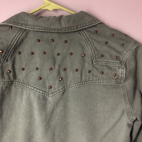 green denim jacket - Picture 3 of 6